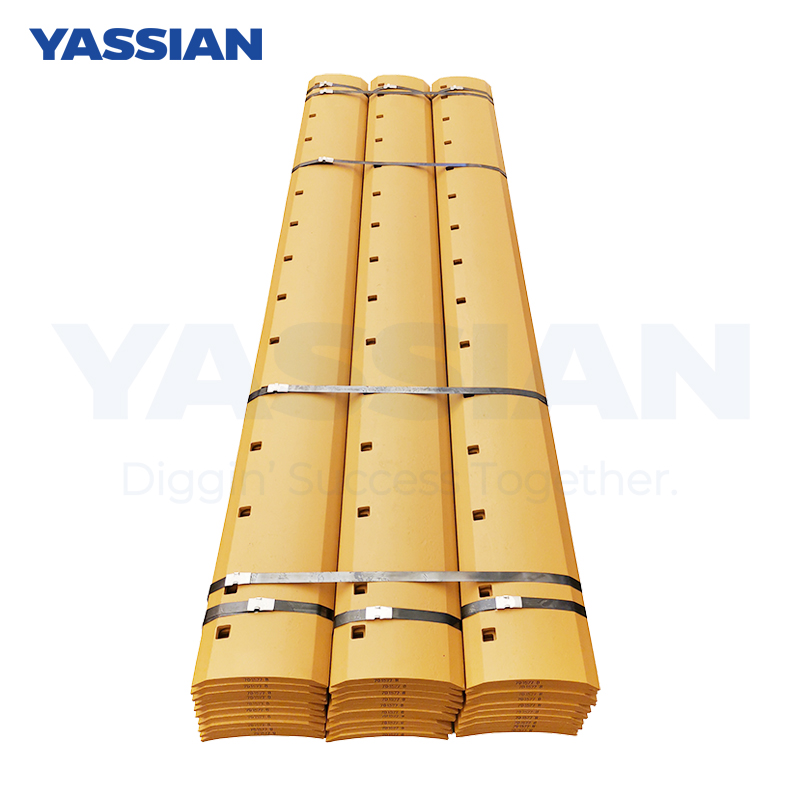 YASSIAN Grader Attachments Cutting Edge 15 Holes Tower Crane Small Tower Crane Tractor Tools Industrial Parts