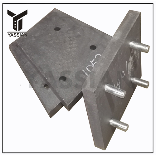 Weldable laminated wear protection bucket chocky bars