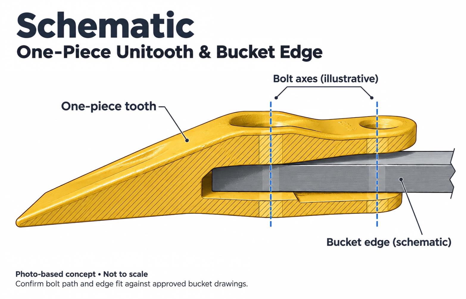 unitooth-bucket-edge-mounting-schematic