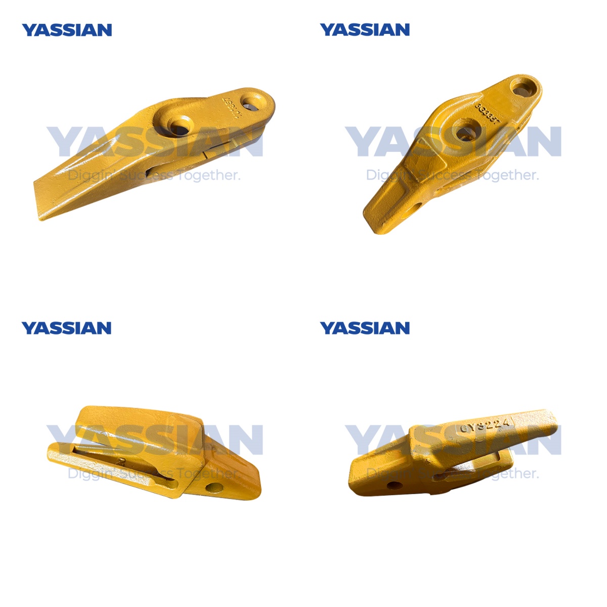 Weld-on bucket adapters and bolt-on bucket adapters