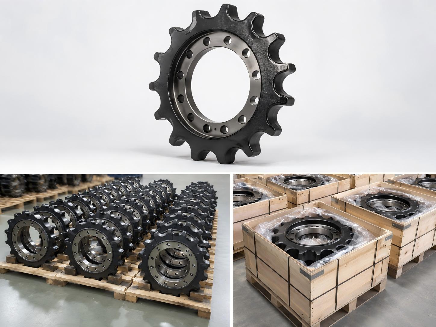 High quality bulldozer sprocket for heavy equipment undercarriage applications