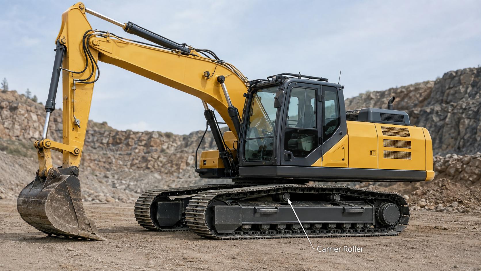 How to choose the right carrier roller for an excavator undercarriage