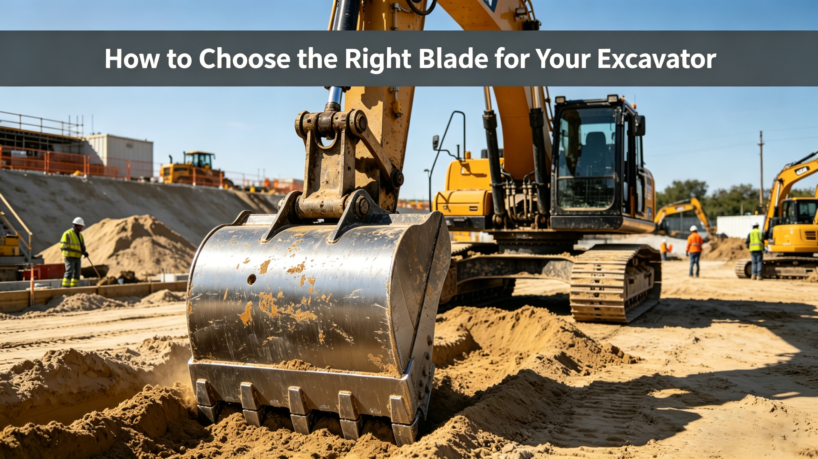 How To Choose The Right Excavator Cutting Edge for Different Applications (Mining Vs Construction)
